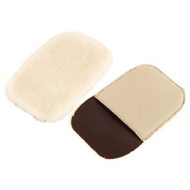 Ieron 2PCS Polishing Gloves Fleece Shoe Polishing Cloth for Leather Boots Leather Shoes
