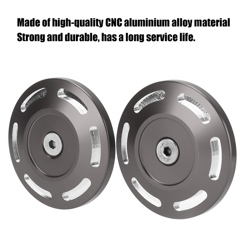 Pair Motorcycle Frame Hole Cover Aluminium Alloy Replacement for S1000XR