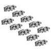 Solar Panel Ground Clamp, 10Pcs Solar Mounting System Earthing Clip