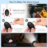 Safety Keychain Set for Women and Kids,Personal Safety Alarm,Soft Pom