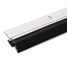 Aluminum and Q-LON Weatherseal Door Stop Set 2-84" Pieces and 1-36" Piece