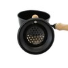 Thomasya Metal Incense Pan with Elegant Mango Wood Handle &