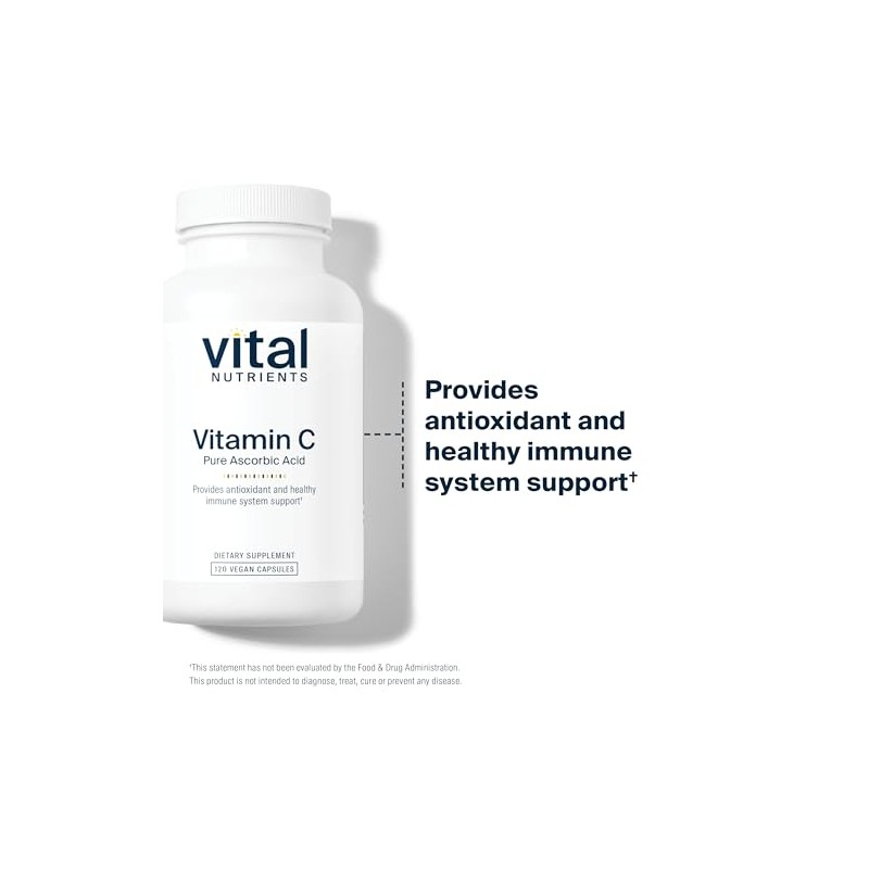 Vital Nutrients Vitamin C 1000mg (100% Pure Ascorbic Acid) -