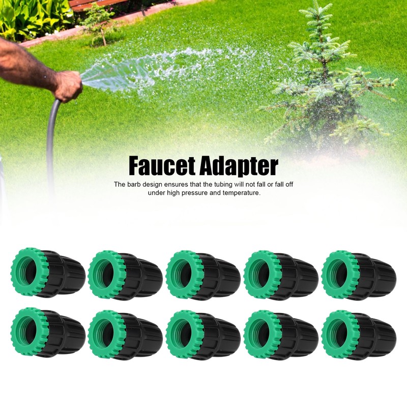 10Pcs Garden Hose Adapter G1/2in G3/4in Faucet Connector Fittings Irrigation