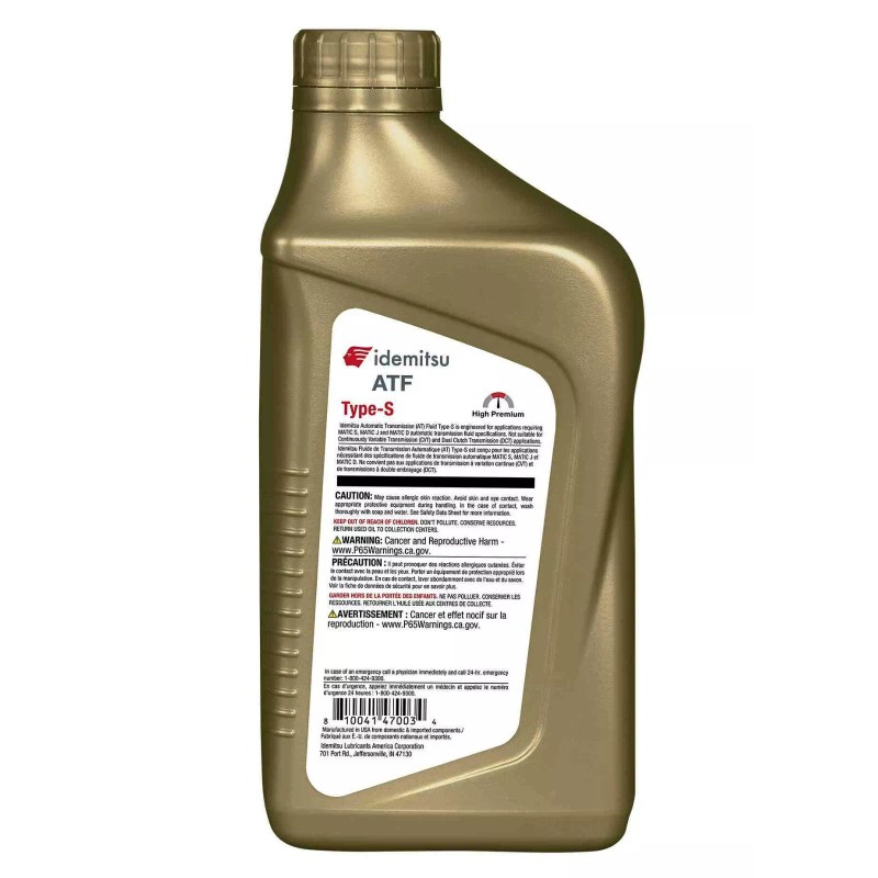 IDEMITSU x5 Quart KIT Automatic Transmission Oil Fluid ATF TYPE-S