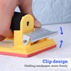 OUNONA Hand Grip Sandpaper Holder Sponge Handle Handheld Sand Paper