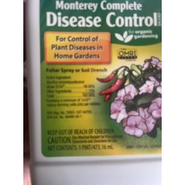 Monterey Comp. Concentrate Fungicide & Bactericide Control of Gard & Lawn 1 Pt
