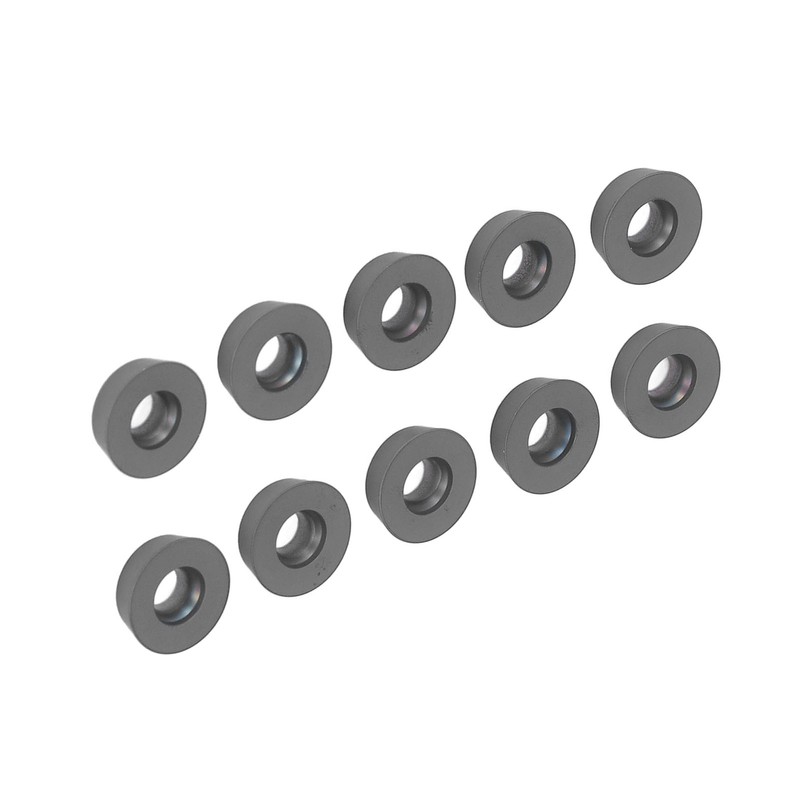 10PCS Black Coating Carbide Inserts Round CNC Turning Milling Inserts