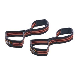 MONSTER Weight Lifting Straps Padded Figure 8's - Heavy Duty Straps