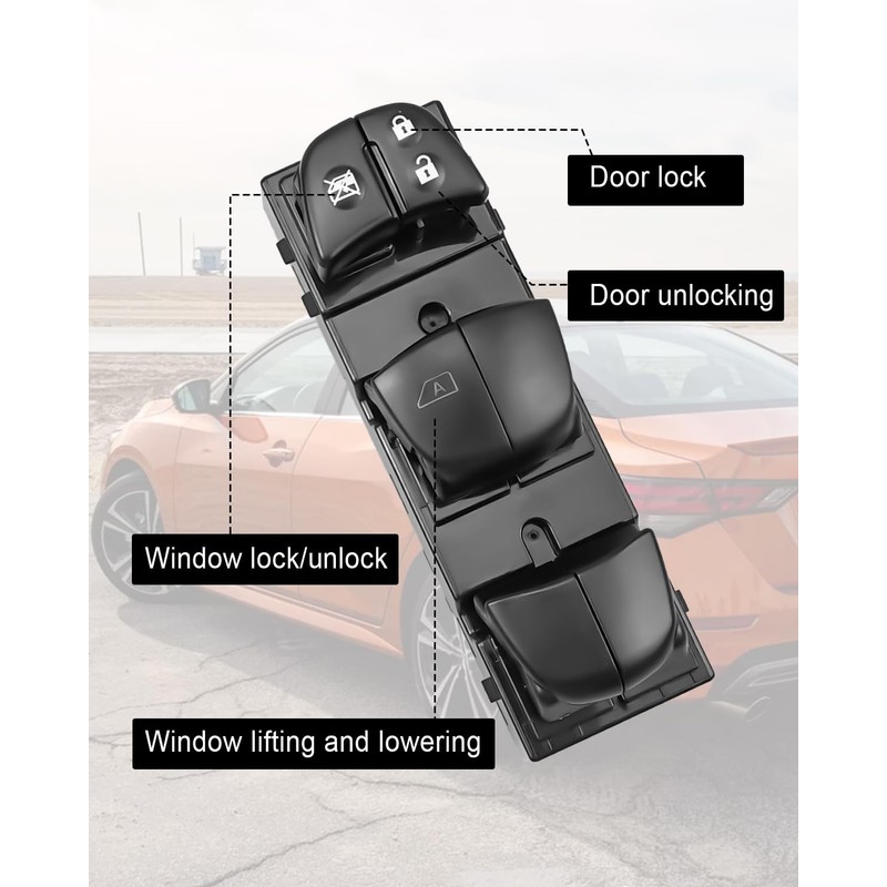 Driver Side Power Window Switch Fit for Nissan Sentra 2.0L
