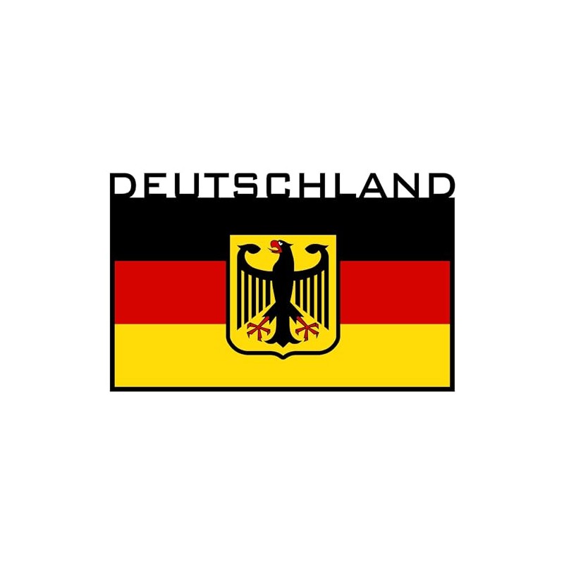 CafePress Deutschland Flag Rectangle Sticker Rectangle Bumper Sticker Car Decal