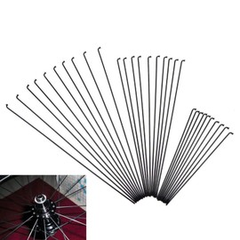 YHUS 10 Pcs Bicycle Spoke Stainless Steel Bicycle Accessories (Black, Size: 170mm, 10pcs)