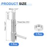 uxcell Retractable Indexing Plunger Pin, M12 l Spring Plunger Stainless