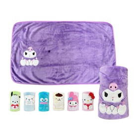 Sanrio Compact Knee Cover Chromi 23.6×39.4 in Lightweight Stylish Cute Blanket Knee Cover Cold Protection for Car Office Home [TO-24223KU]