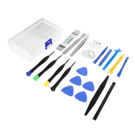Juego De Herramientas De Reparación De Teléfonos Destornilladores De Precisión para Celulares y Tablets, Material S2 Endurecido, 21 Piezas, Compacto y Portátil, Color Transparente