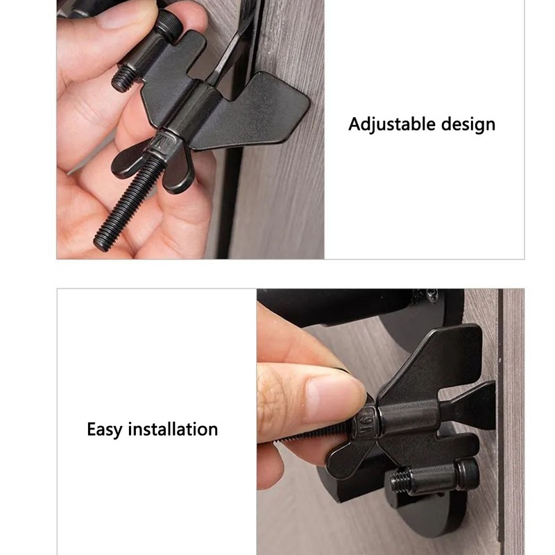 2Pcs Portable Lock Heavy Duty Adjustable Security Device for Travel