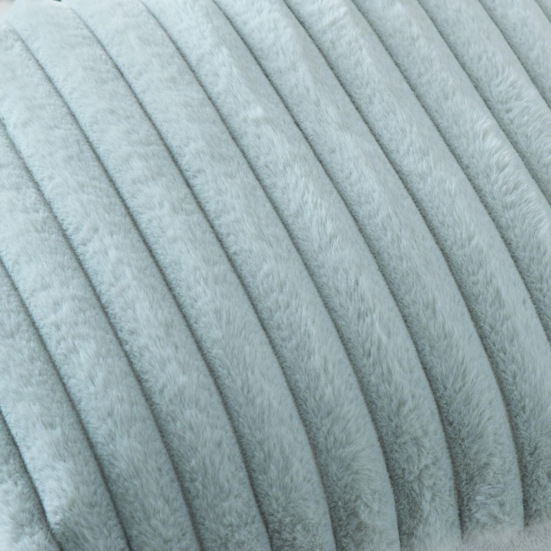 Appletree - Mint Green Faux Fur Cushion (43 x 43cm)