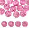 PATIKIL 20mm Resin Rhinestone Beads for Beadable Pen, 10 Pack