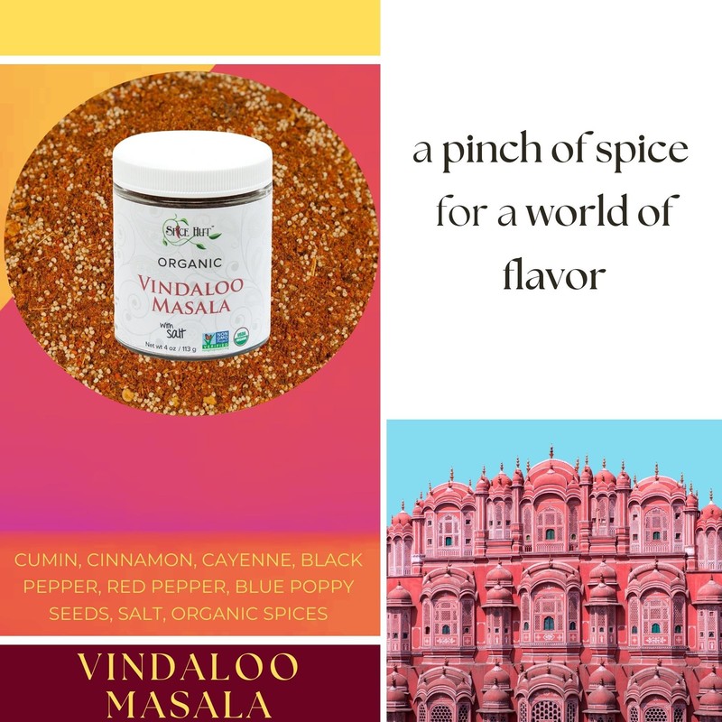 The Spice Hut Organic Vindaloo Masala Seasoning, Quick & Easy
