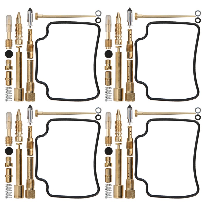 4 Sets Carburetor Rebuild Fix Kit Carb Overhaul Seals Fit