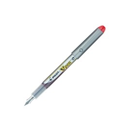 Pilot Pen Disposable Fountain [Set of 6 V Silver PTE Average RED
