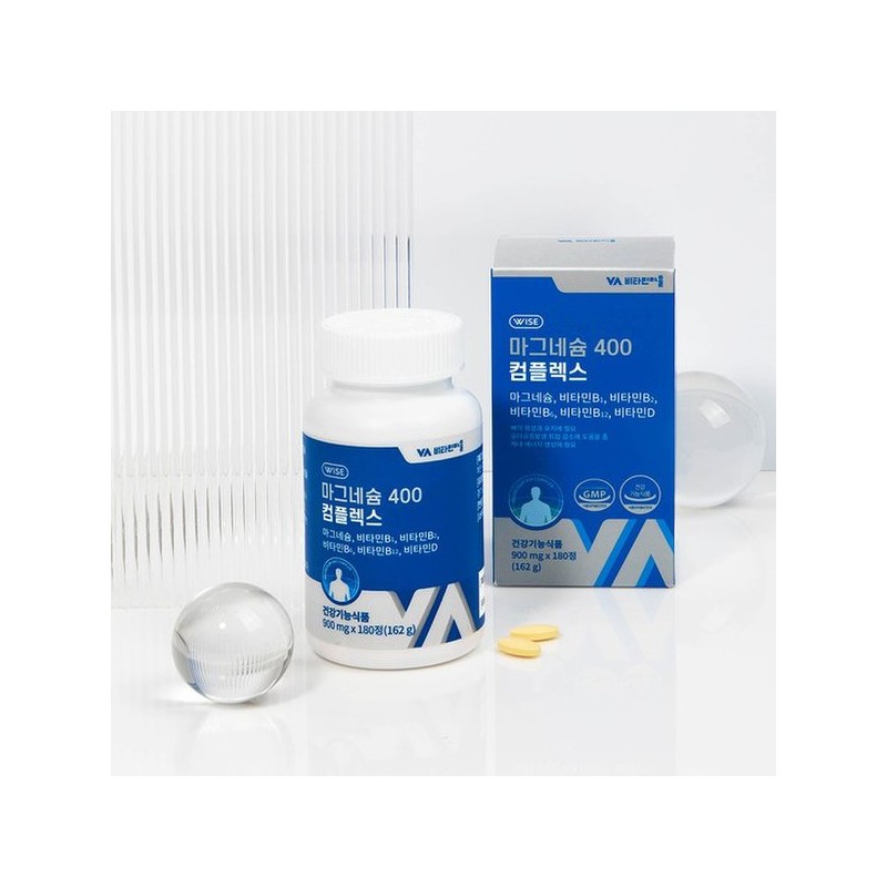 6중복합기능성 마그네슘 400 컴플렉스 180정 1박스 6개월분 6-Complex Magnesium 400