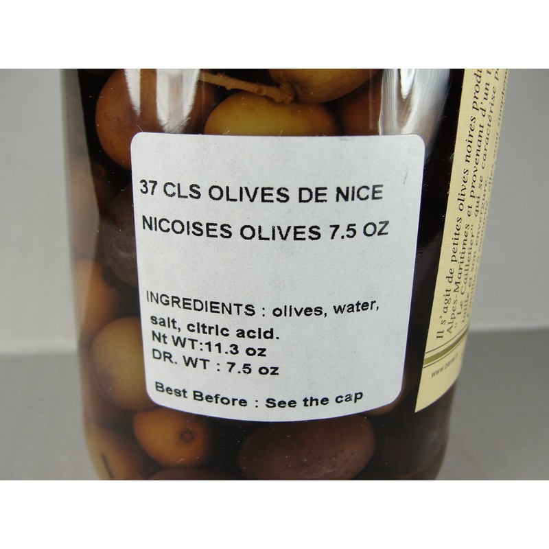 Barral Black Cured Olives with Provencal Herbs 200 g