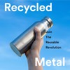 Moon Bottles - Non-Plastic, Recycled Stainless Steel Water Flasks for