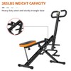 UPREIGN Rower-Ride Exercise Trainer with LCD Display, Foldable, Weight Capacity