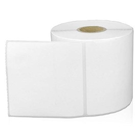 3" x 3" [ OfficeSmartLabels ] ZE1300300 Direct Thermal Labels, Compatible with Zebra Printers for Postage Barcode Shipping Desktop Printer Sticker - 1 Roll / 1" Core