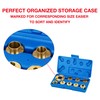 KATSU 10Pcs Brass Router Guide Bush Bushing Set, High Precision