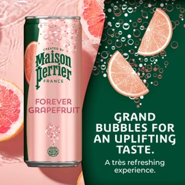 Maison Perrier Maison Perrier Forever Grapefruit Flavored Sparkling Water, 11.15 Fl Oz Cans, 8 Count, 3 Pack 267.6 fl oz