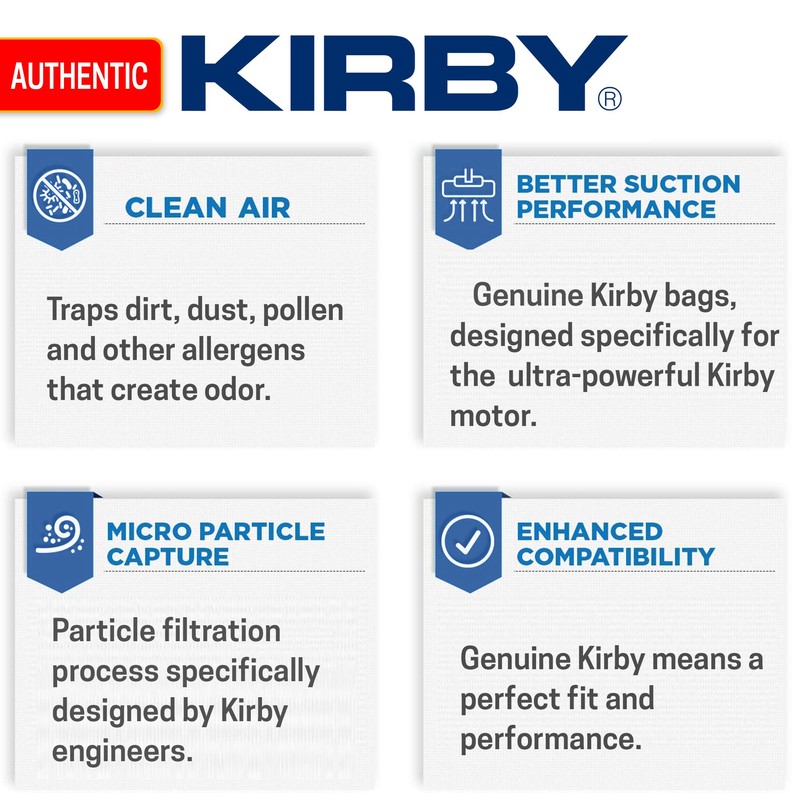 Kirby Generation 3 G3 197289 Disposable Brown Filter Bags 3