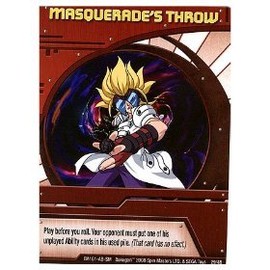 Bakugan Special Ability Trading Card Masquerade's Throw