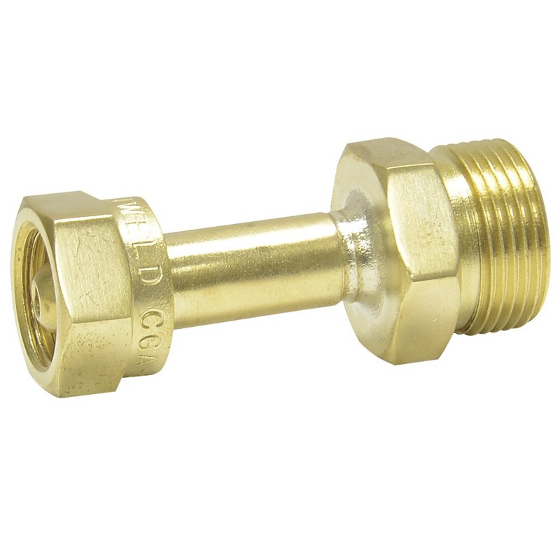 Uniweld F41 Brass Adaptor from CGA200 "MC" Tank to CGA520