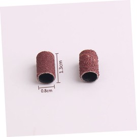 Healvian Nail Art Sanding Bands 200pcs Sanding Bands Nail Drill Grinding Head Polisher