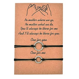 Matching Bracelets for Best Friends Birthday Gifts for Men Women Relationship Gifts for Couples Bracelets for Wife Husband Christmas Gift for Mother Daughter Bracelets Set for 2