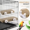 Realand 3 Pack Parrot Perch Bird Chew Toys, Medium Cardboard