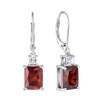 Starchenie Earrings 925 Sterling Silver with Knot Cubic Zirconia for