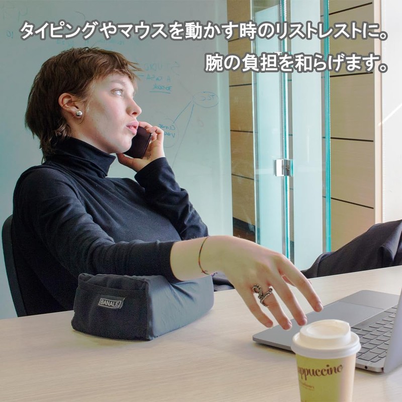 BANALE MINI PILLOW BA-003GY Mini Pillow, Portable Cushion, Compact, Gray