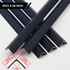 Bikykose 5pcs 48" L*0.98" W Aluminum Self-Adhesive Wall Corner Protectors,