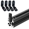20pcs T-Slot L Shape Interior Corner Connector Joint Brackets +