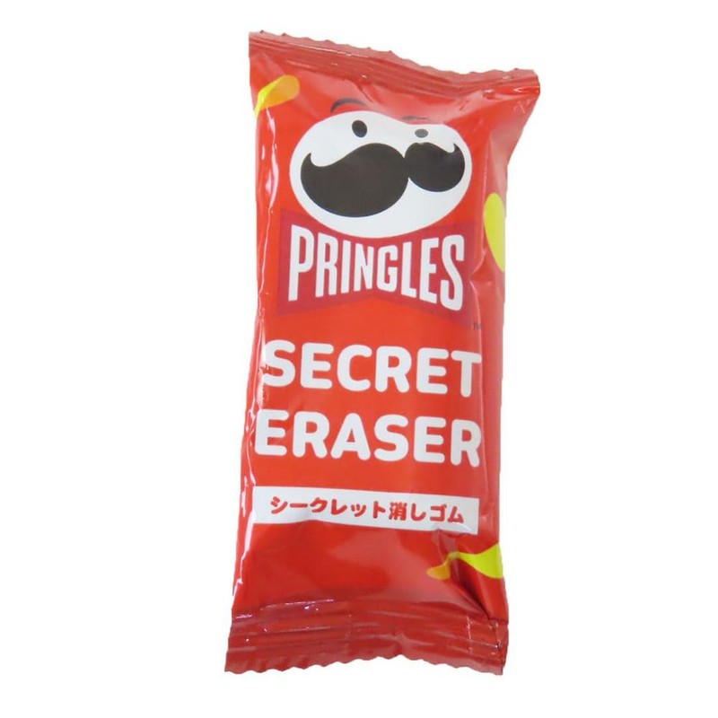 Kamio Japan Eraser, Pringles, Secret Eraser, 6 Types, Candy Packaging,