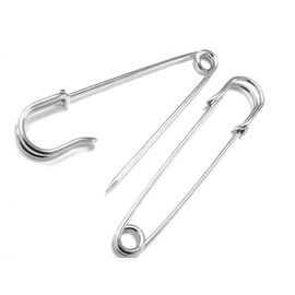 HAND Extra Large Silver Kilt Pins – 102mm 4”, Pack of 3