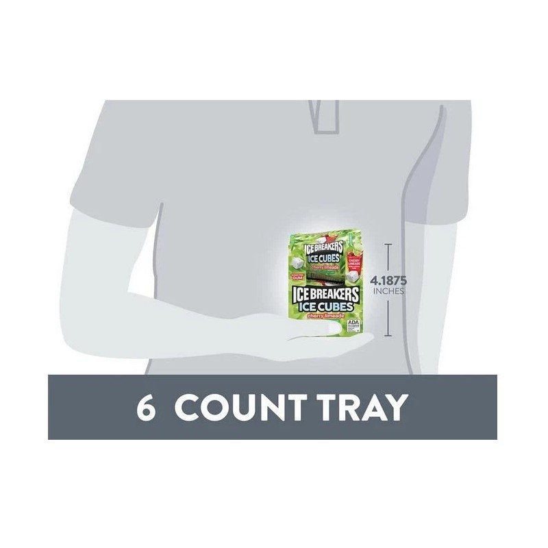 Ice Breakers Ice Cubes Cherry Limeade Sugar Free Chewing Gum