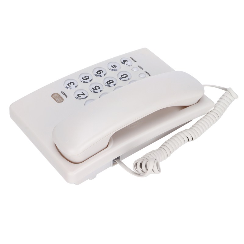KXT504 Desktop Corded Telephone Multifunctional Large Button Landline Phone for