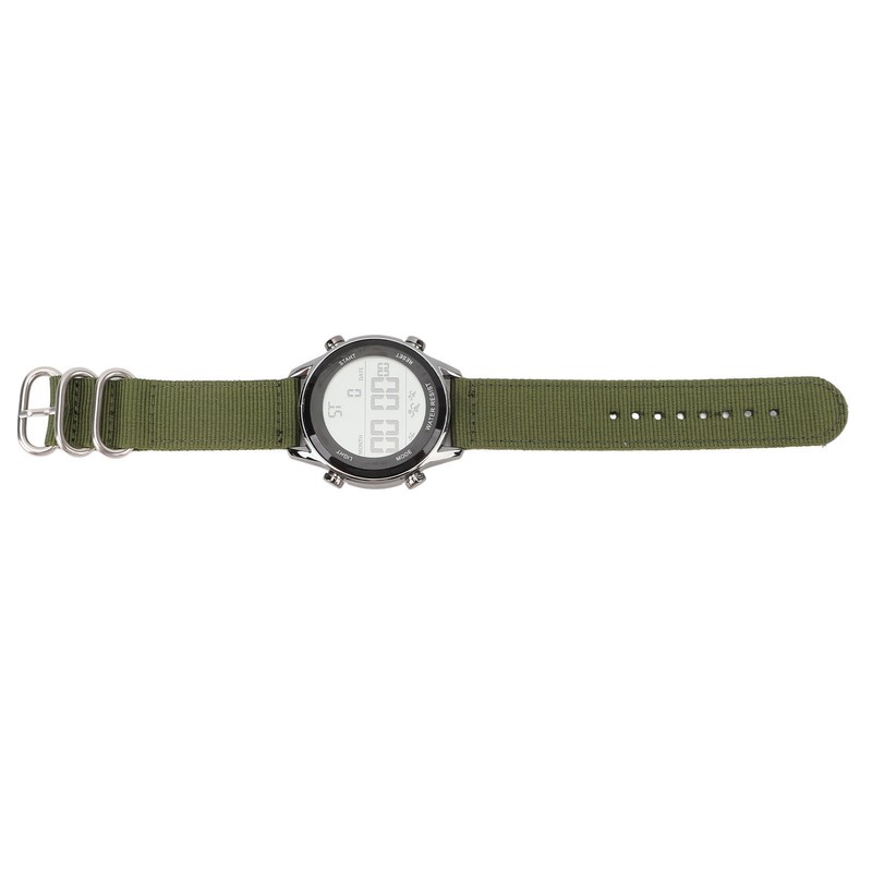 Men Digital Sports Watch Waterproof Alarm Countdown Dual Time Zone