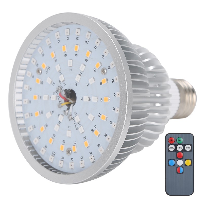 Indoor Garden 50W 64LED Remote Control Full Spectrum Plant Grow