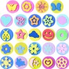Outus 24 Pcs EVA Painting Sponges Foam Painting Stamper Double-Side