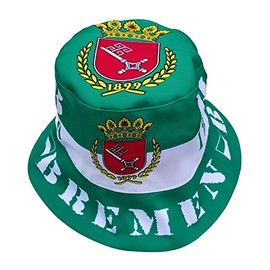Generisch Bremen Fan Hat 1899, Sun Hat, Fishing Hat, Fishing Hat, Fan Hat, Military Hat, Red, black, white